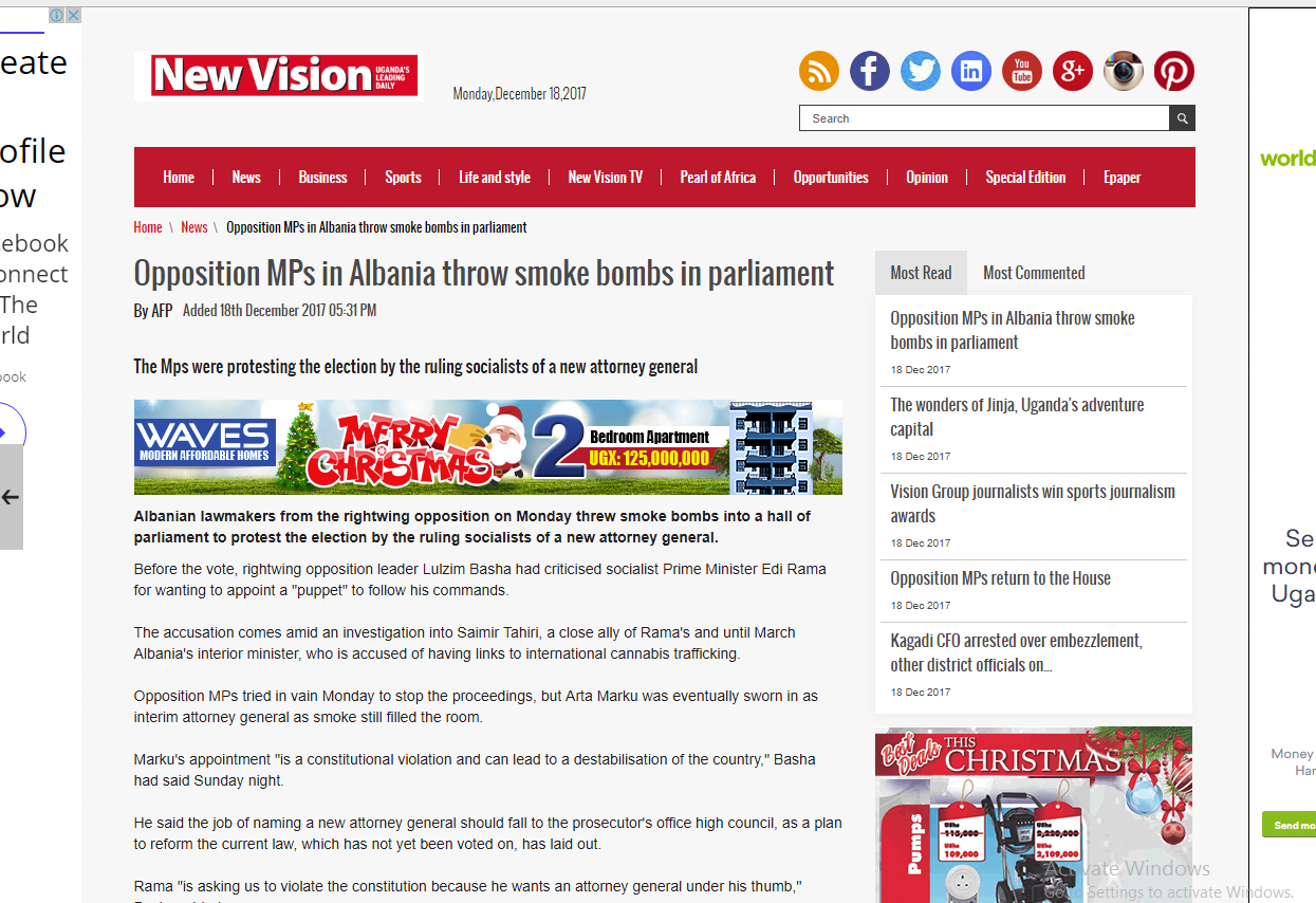 FOTO GALERI/ Protesta e opozitës jehonë në mediat ndërkombëtare: Protestuesit përplasen me policinë