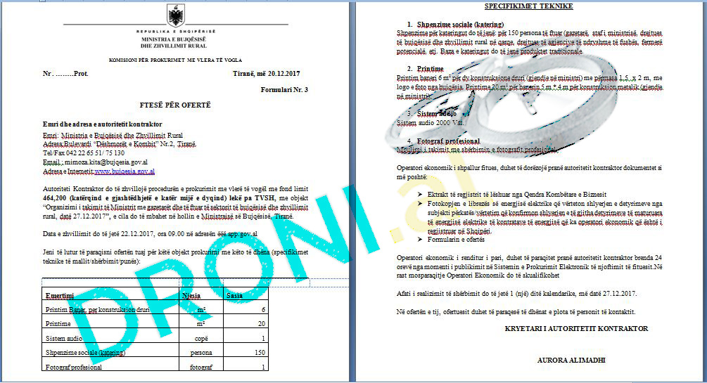 SKANDAL & DOKUMENTE/ Babagjyshi “dhuratë” Niko Peleshit një drekë 4.6 milionë lekëshe me “gazetarët e bujqësisë”