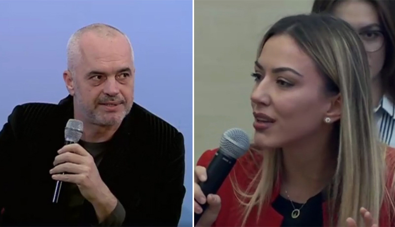 SHOW/ Studentja “befason” nga Shkodra: Punoj në kabinetin e Kryeministrit prej një muaji… – Rama: Ooooou, nuk e njoh