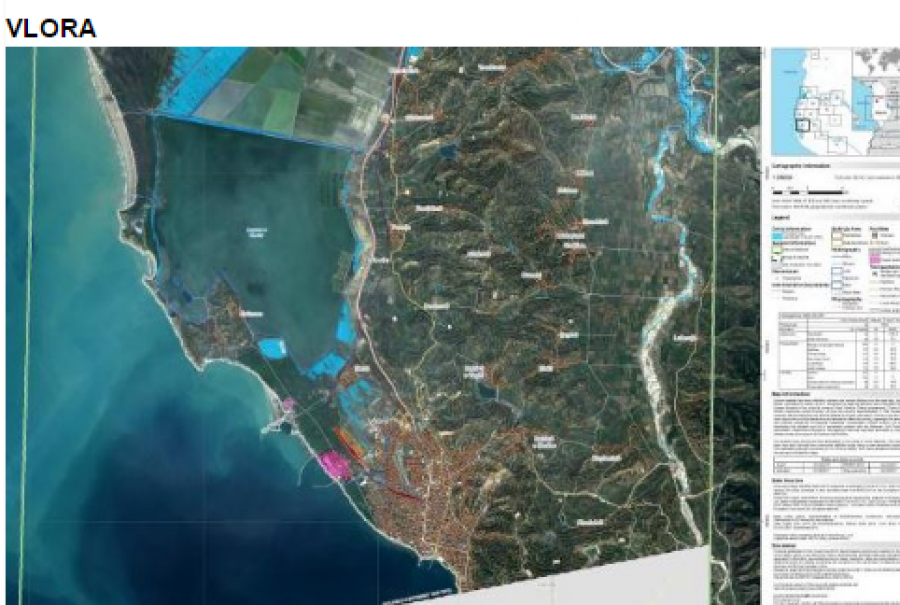 FOTO GALERI/ Ja si duken zonat e përmbytura në Shqipëri nga sateliti…