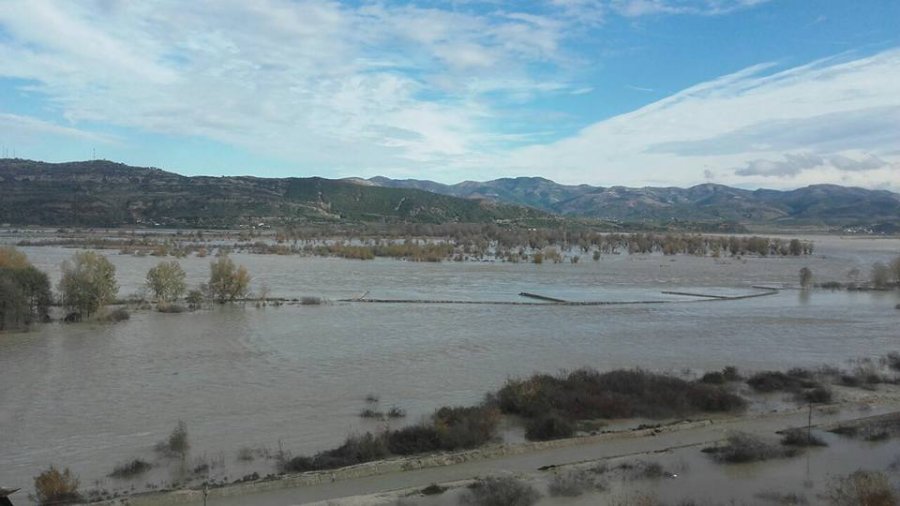 FOTO GALERI/ Selenica e paralizuar nga përmbytjet, bllokohet qarkullimi drejt Vlorës