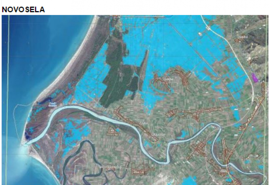 FOTO GALERI/ Ja si duken zonat e përmbytura në Shqipëri nga sateliti…