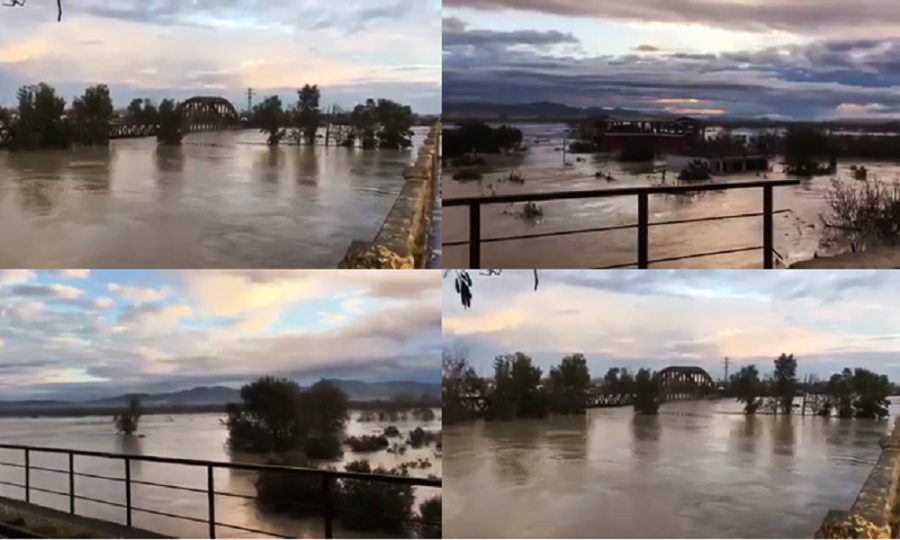 FOTO GALERI/ Raporti i PD: Jugu i pushtuar nga uji, qindra banorë të bllokuar dhe 3 ditë mungesë energjie në rrethinat e Vlorës