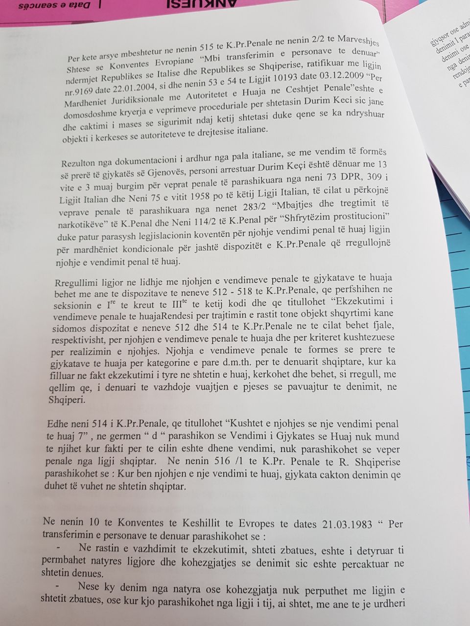 DOKUMENTI/ Si u lirua i “forti” i Shijakut Durim Keçi, Prokuroria nuk ankimoi vendimin