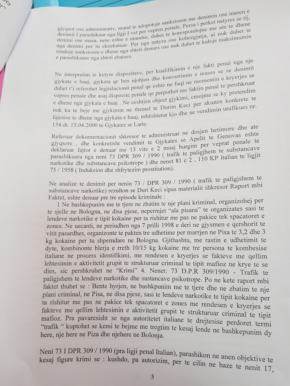 DOKUMENTI/ Si u lirua i “forti” i Shijakut Durim Keçi, Prokuroria nuk ankimoi vendimin
