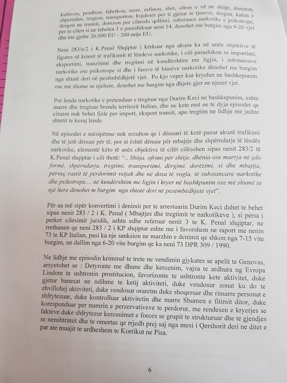 DOKUMENTI/ Si u lirua i “forti” i Shijakut Durim Keçi, Prokuroria nuk ankimoi vendimin