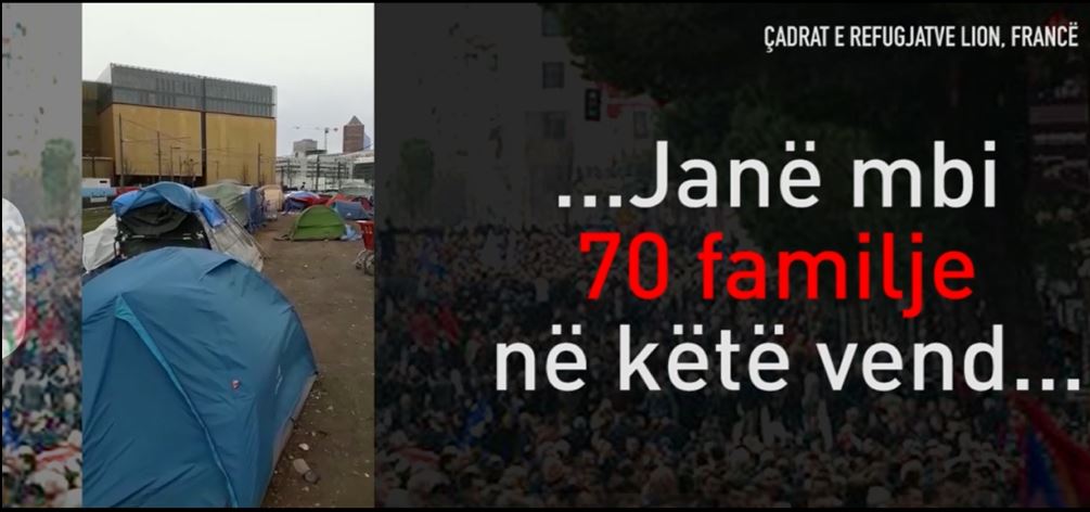 VIDEO MESAZH/ Emigrantët e rreth 70 familjeve shqiptare flasin nga kapmi i Lionit në Francë: Nga e keqja morëm rrugët për këtu në azil