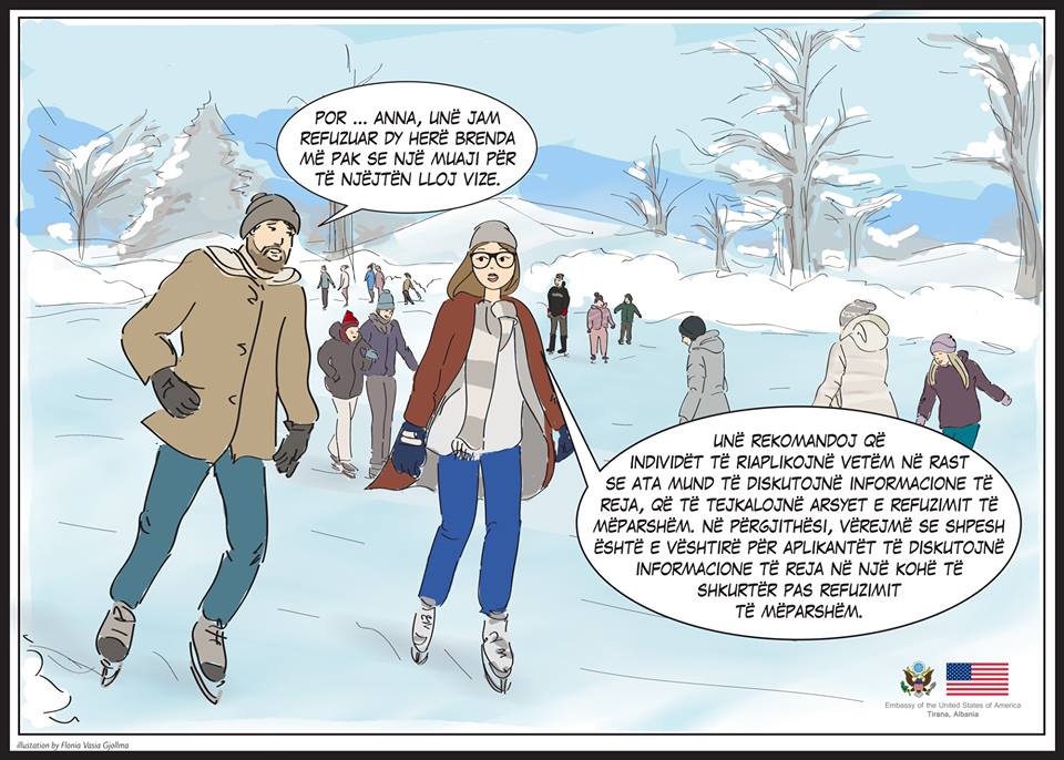 NJOFTIMI/ Ambasada Amerikane në Tiranë: Ju refuzohet viza, ja si mund të riaplikoni