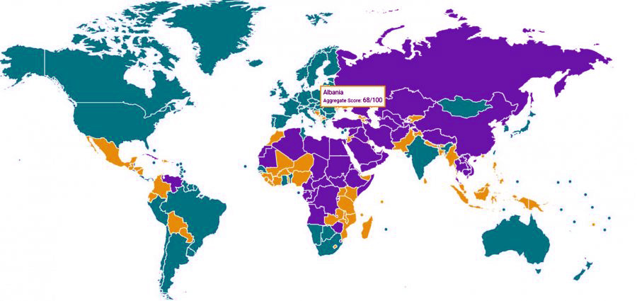 FREEDOM HOUSE/ Liria, Shqipëria më keq se Serbia