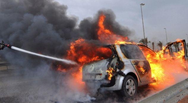 Digjet një makinë në Shkodër, policia shpall në kërkim autorin