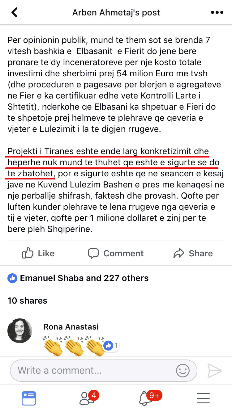 SKANDAL & DOKUMENTE/ Arben Ahmetaj gënjeu në nëntor për inceneratorin e Tiranës, kontrata ishte firmosur në 31 gusht 2017