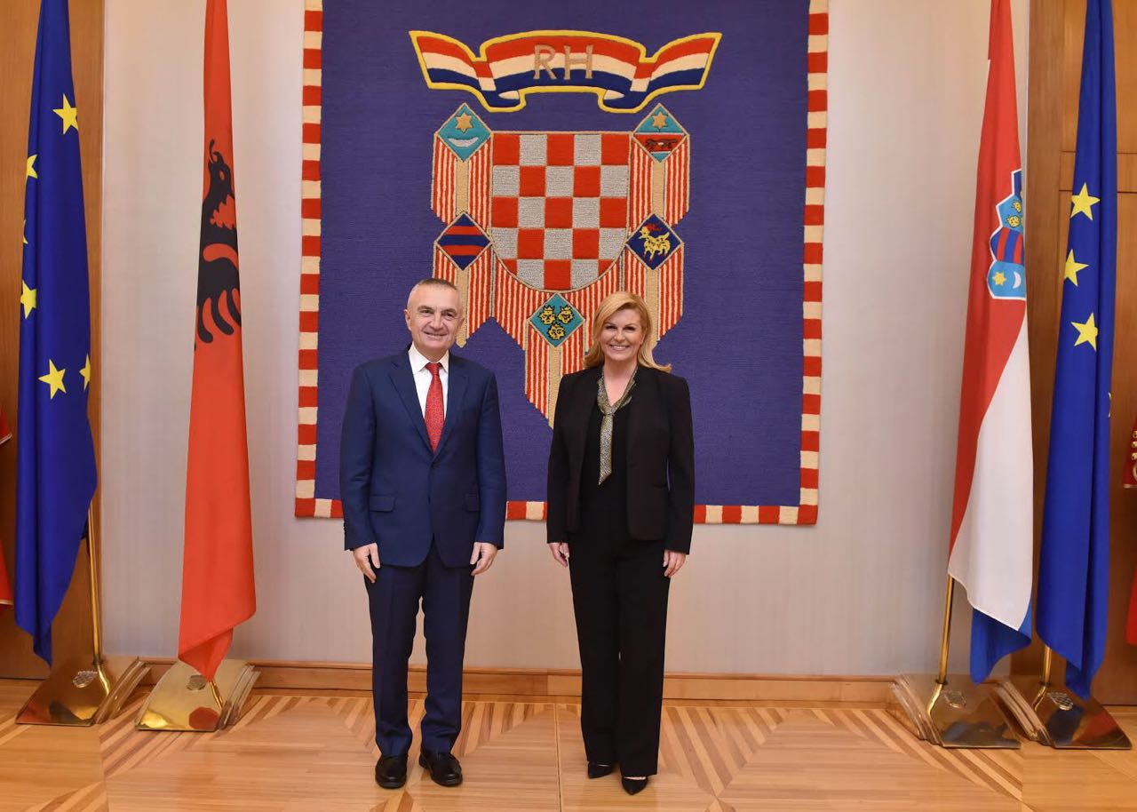 Presidenti Meta takohet me Presidenten kroate, Kolinda Grabar-Kitarović
