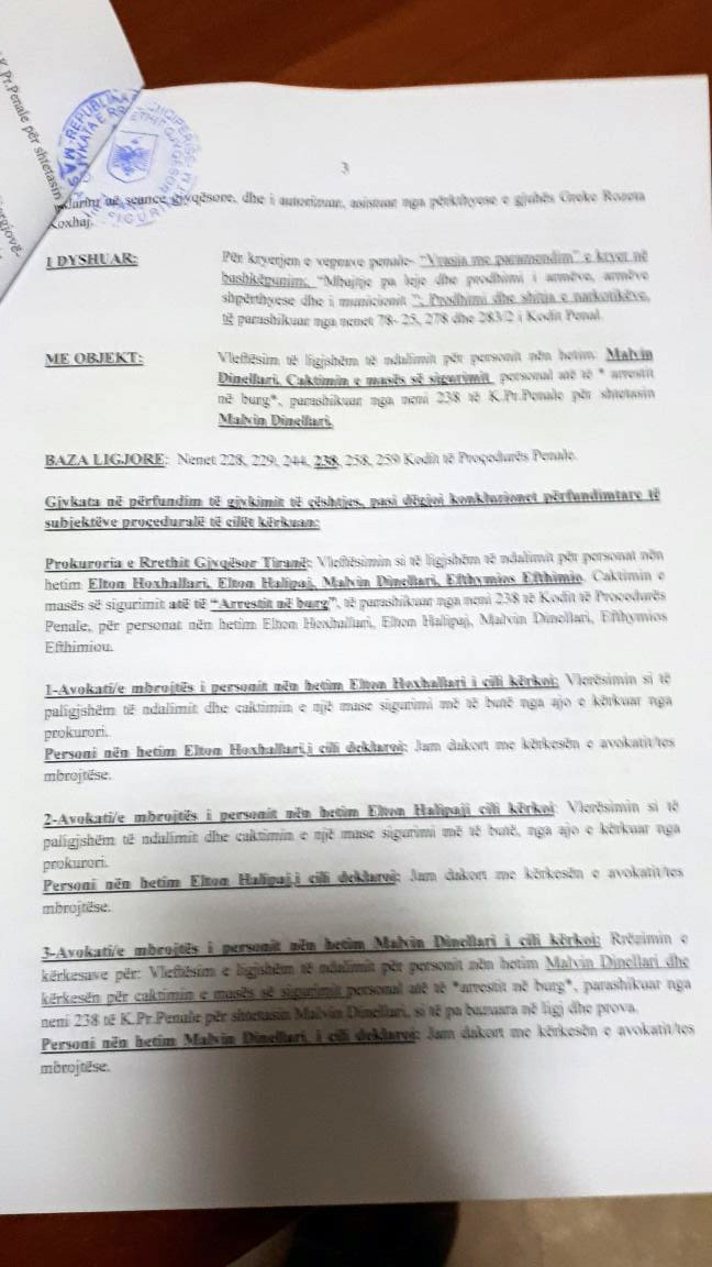 VENDIMI/ Vrasja e Devi Kasmit, Gjykata e Tiranës vendos që të mos kenë kontakte mes vrasësit dhe dëshmitarit