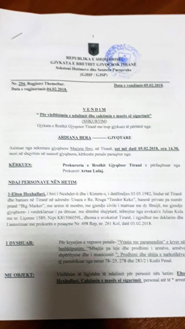 VENDIMI/ Vrasja e Devi Kasmit, Gjykata e Tiranës vendos që të mos kenë kontakte mes vrasësit dhe dëshmitarit