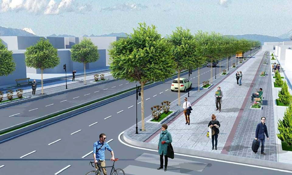 FOTO GALERI/ Kamëz, nisin punimet për ndërtimin e pedonales dhe qendrës së re të qytetit