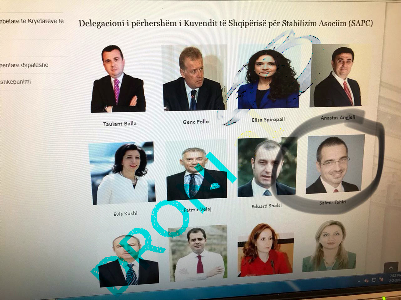 FOTO/ Saimir Tahiri përjashtohet nga Komisioni Parlamentar për Stabilizim Asociimin