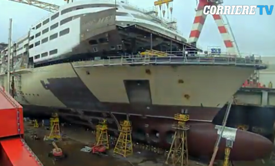 VIDEO/ Ja si ndërtohet një anije kroçierë!