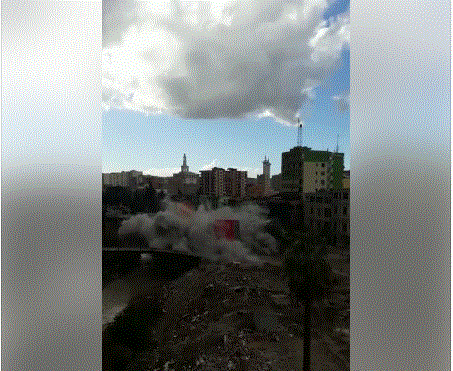 VIDEO/Bëhen pluhur 2 pallate në Fier