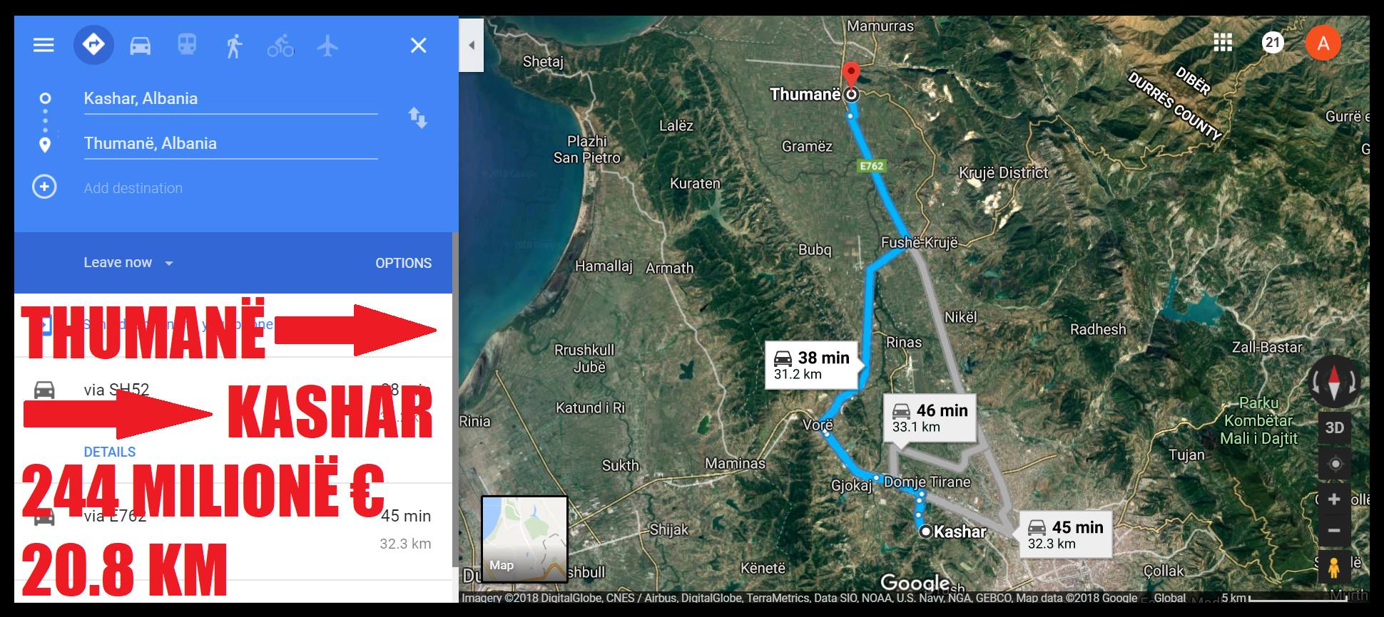 Cila është kjo autostradë fushore PPP që kushton sa Rrëshen-Kalimash përfshirë dhe tynelin