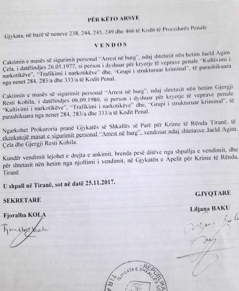 PËRGJIMET/ Zbardhen bisedat e Jaeld Celës, ja si dekonspiroi aksionet e Policsë për llogari të Habilajve