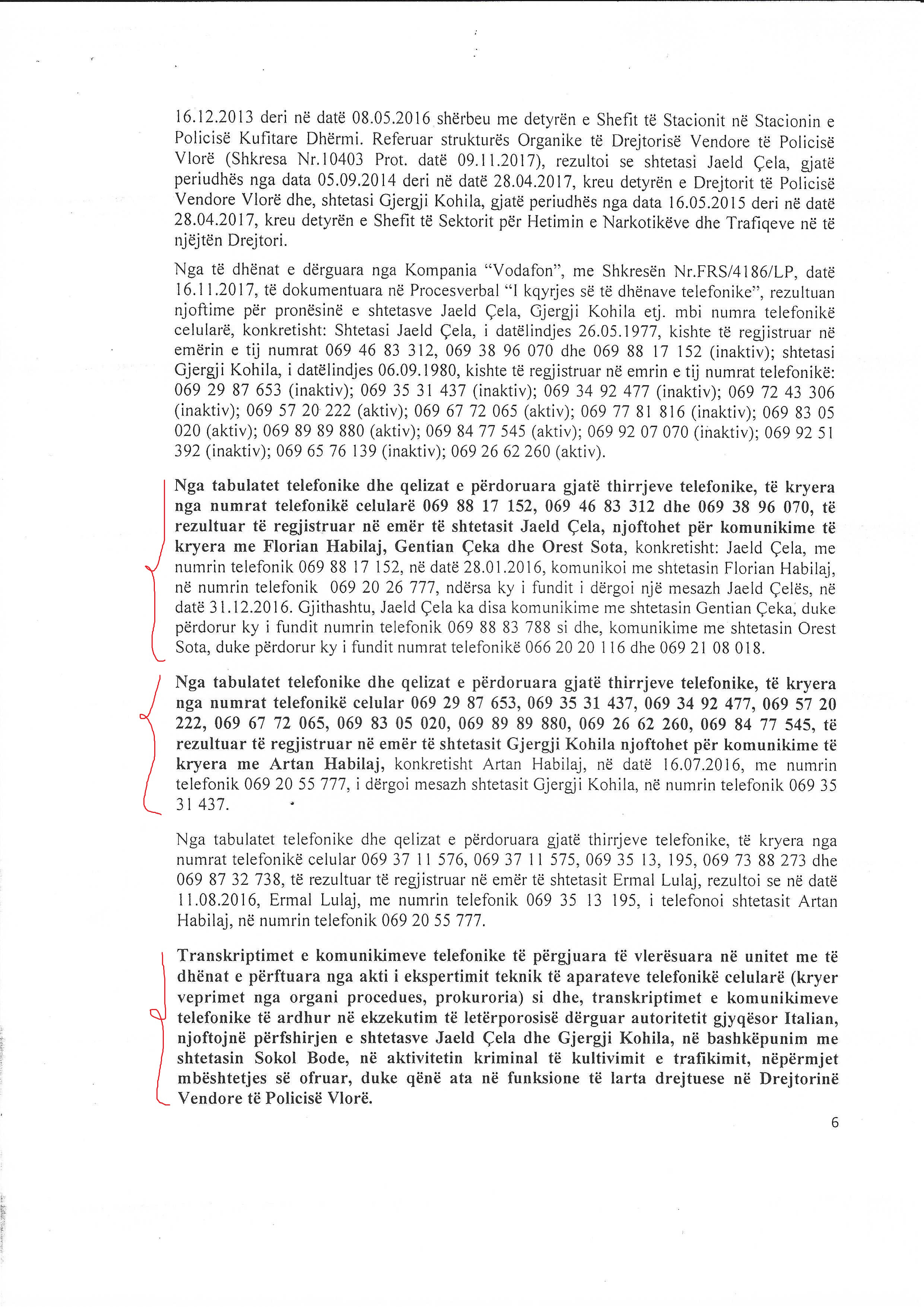 PËRGJIMET/ Zbardhen bisedat e Jaeld Celës, ja si dekonspiroi aksionet e Policsë për llogari të Habilajve