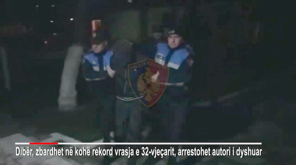 VIDEO/ Vrasja në Dibër, ja si u prangos autori