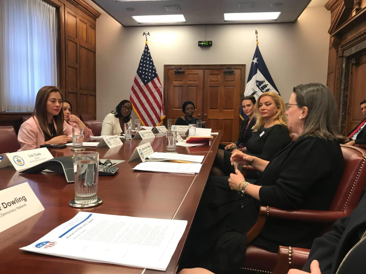 Albana Vokshi në Uashington : Gratë në Shqipëri të pambrojtura përballë dhunës qeveritare