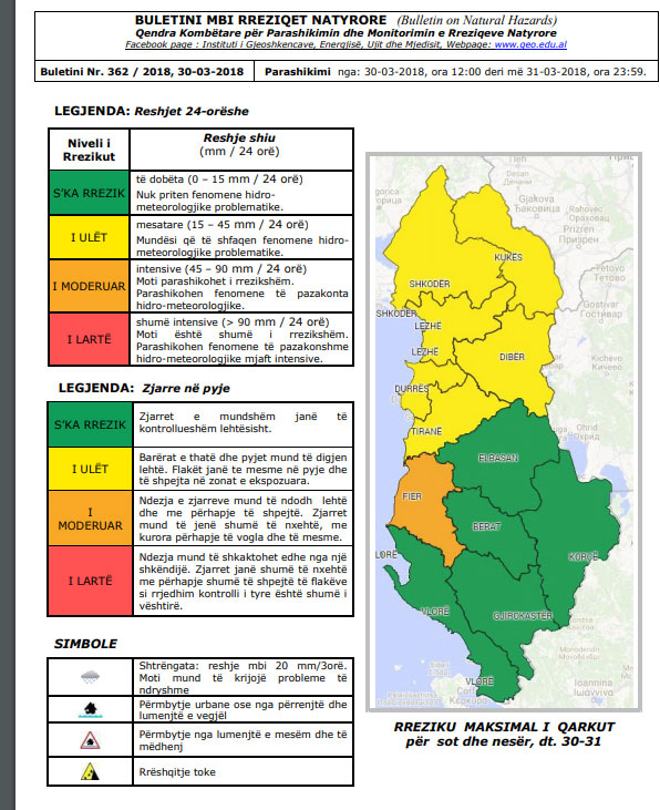 ALARMI & HARTA/ Pas përmbytjeve apel për kujdes nga zjarret – Ja zonat që rrezikohen