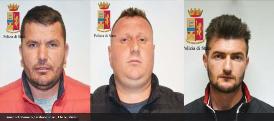 EMRAT & VIDEO/ Itali, trafik kokaine, arrestohen 3 shqiptarë