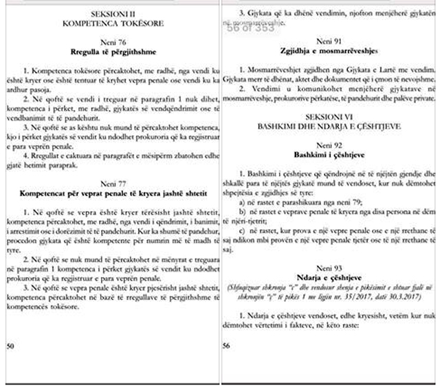 DOKUMENTI/ Gjykimi i protestuesve kuksianë është i paligjshëm