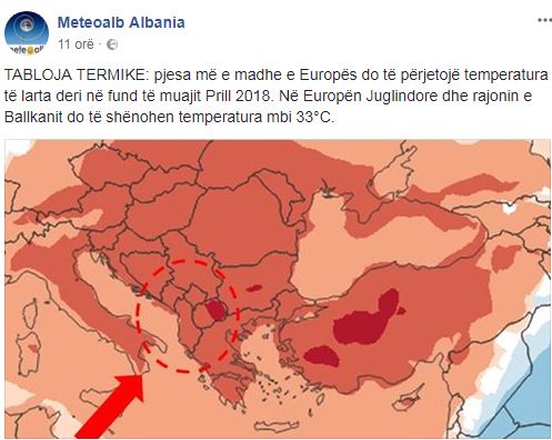 MOTI/ Fundjava me temperatura të larta, por edhe me…