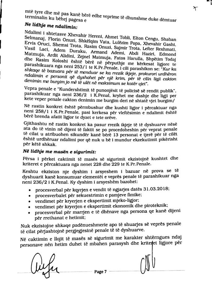 SKANDAL & DOKUMENT/ Prokuroria falsifikon aktet e arrestimeve dhe pyetjes së protestuesve të Rrugës së Kombit