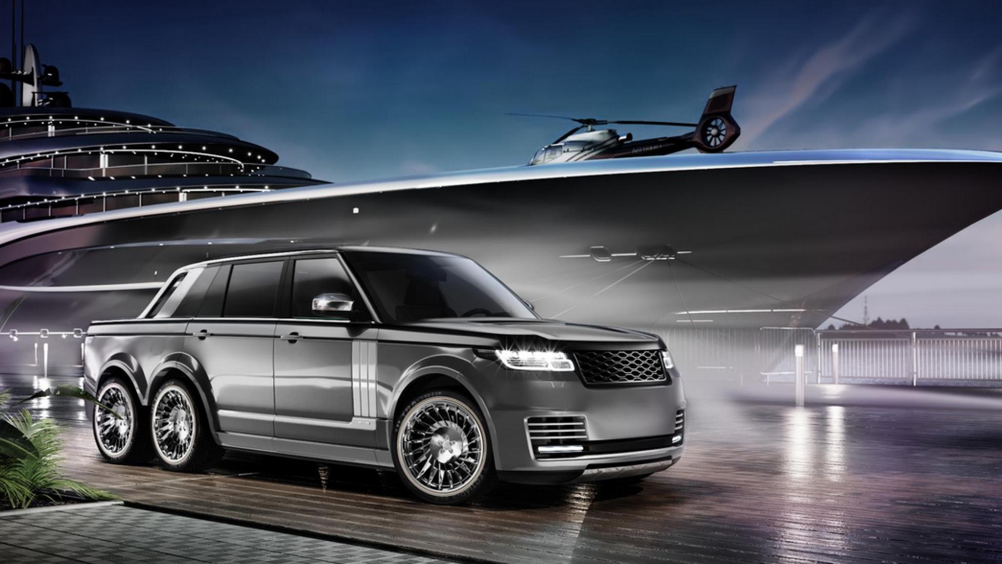FOTO GALERI/ Revolucioni i Range Rover, dizenjon modelin 6×6