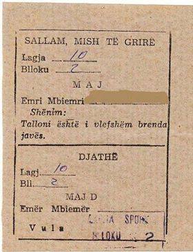 Artan Fuga publikon tallonin e mishit dhe djathit te viteve ’80, por ka dicka qe e lidh me te tashmen