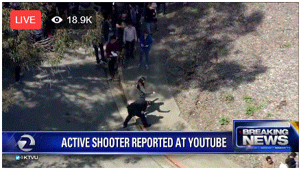 SHBA/Të shtëna me armë afër selisë së “you tube”,