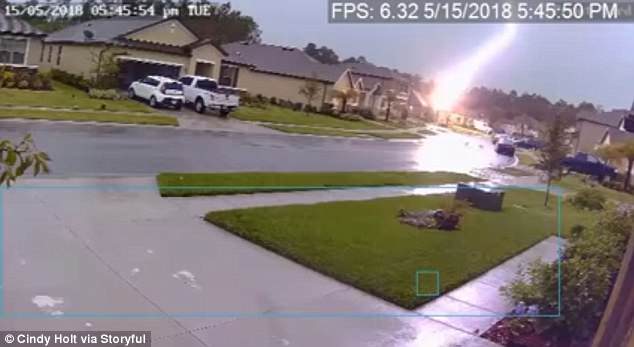 VIDEO/Rrufeja godet shtepinë,tym dhe flakë pas ngjarjes