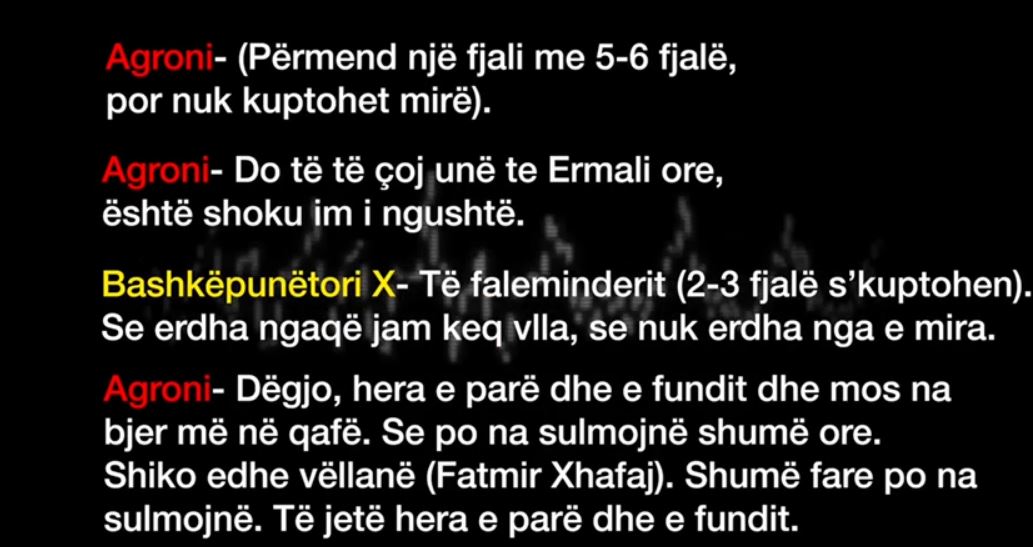 VIDEO PËRGJIMI I PLOTË/ Agron Xhafaj komunikon me trafikantin bashkëpunëtor: Hera e fundit që të ndihmoj se po më sulmojnë vëllanë