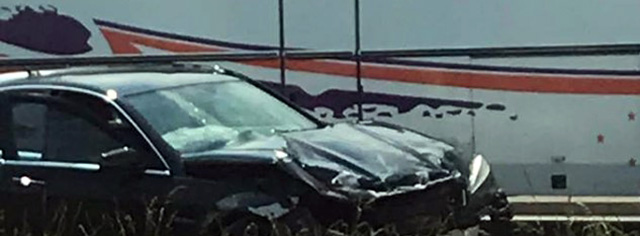 FOTO/ Aksident i rëndë në autostradën Tiranë – Durrës, plagosen burrë e grua