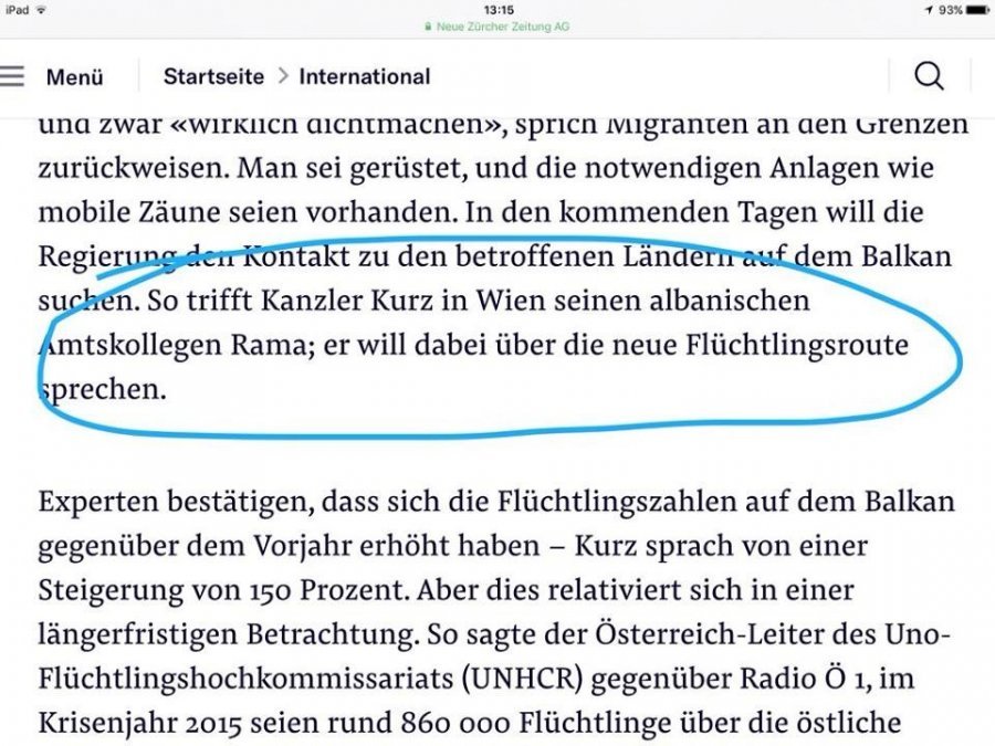 FOTO/ Mashtrimi i mediave të Tiranës, Rama në Vjenë jo për negociatat, por për …