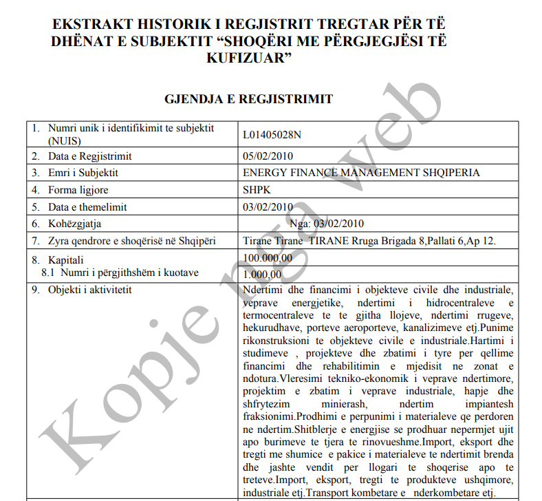 DOKUMENTET/ Prokurorja e dosjes Gashi – Gina, lidhje biznesi me Mark Frrokun e njerëz të Saimir Tahirit