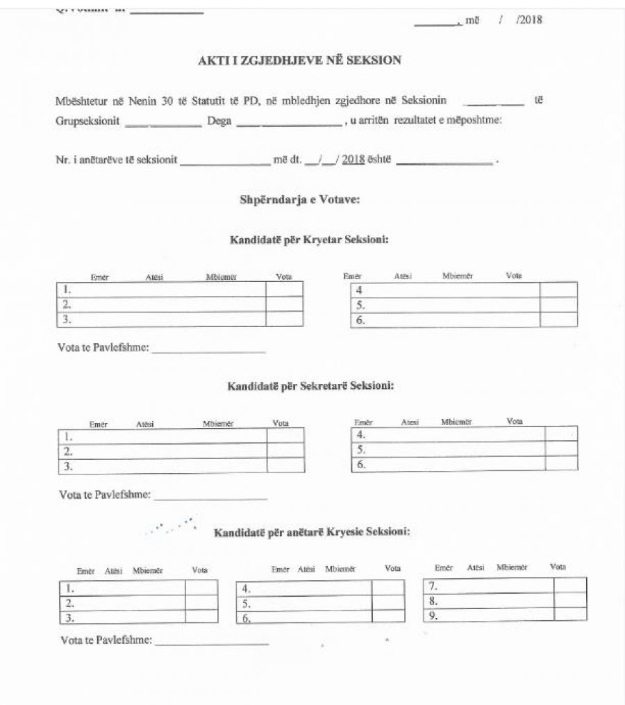 UDHËZIMI/ Lulzim Basha firmos: Zgjedhjet e brendshme në PD, procesi mbyllet për 45 ditë