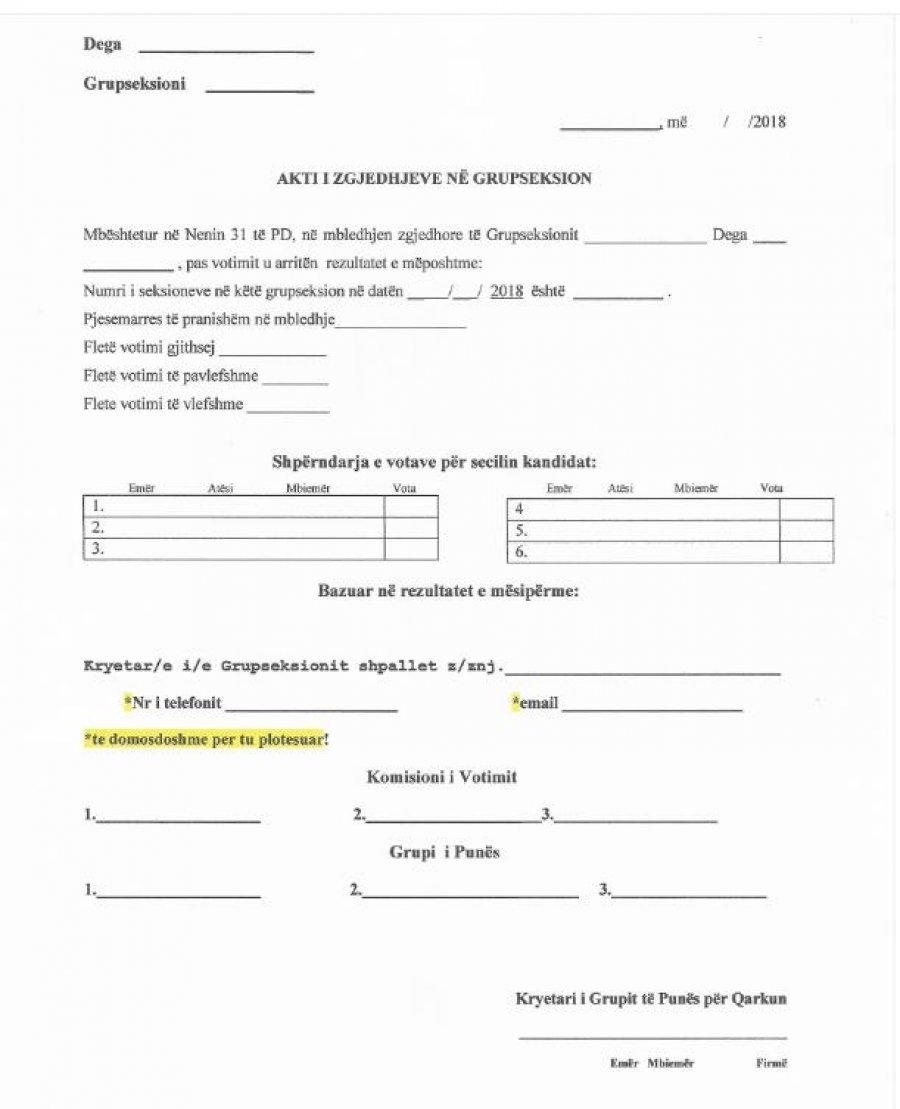 UDHËZIMI/ Lulzim Basha firmos: Zgjedhjet e brendshme në PD, procesi mbyllet për 45 ditë