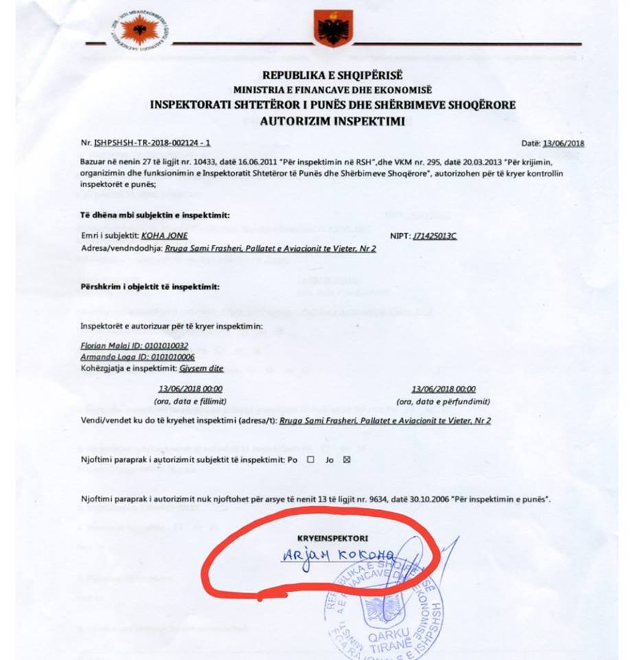 Si lindi Chek Up-i,  Ylli Dylgjeri rrëfen për kontrollet te “KJ”