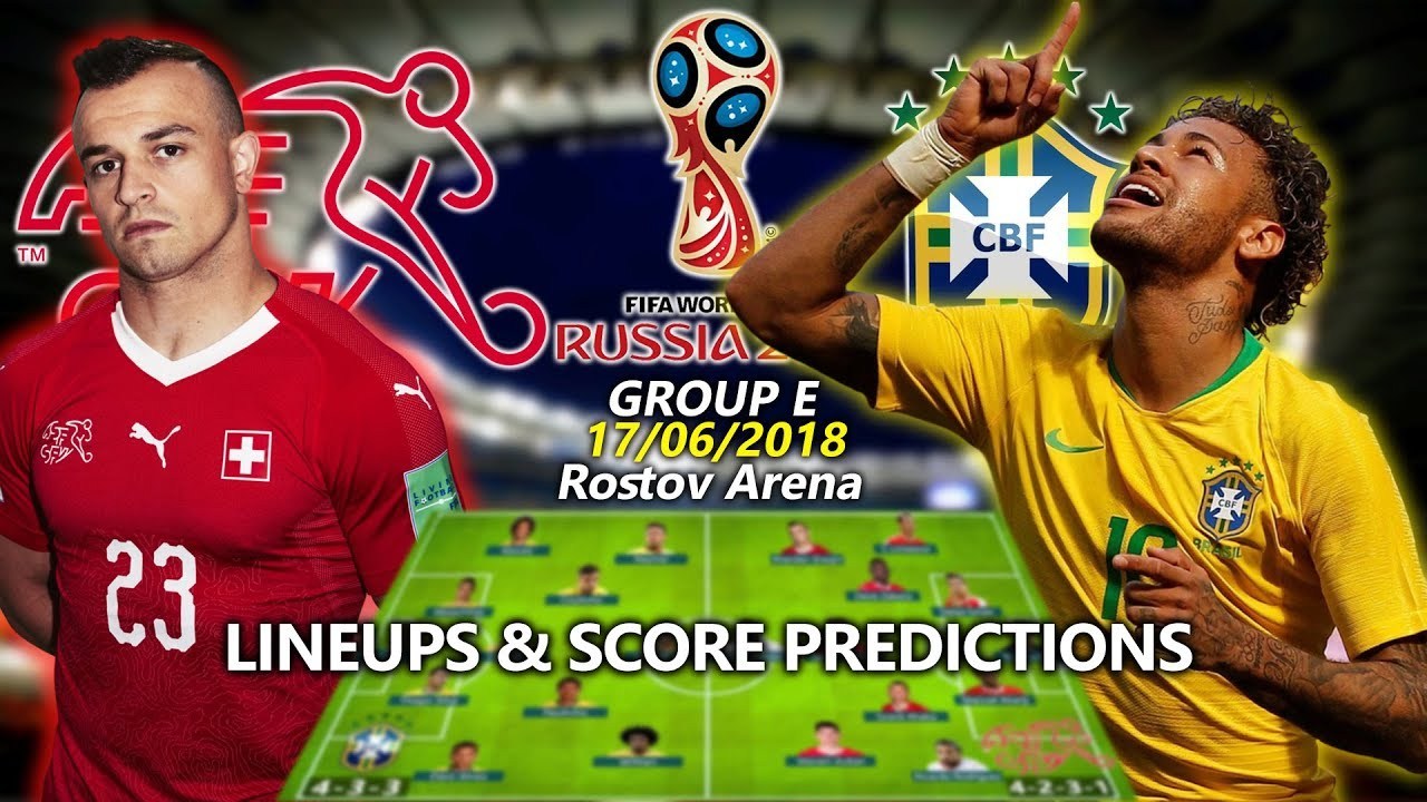 Brazil-Zvicër, publikohen formacionet zyrtare, 4 shqiptarë në fushën e lojës