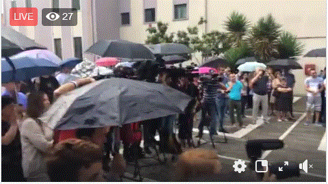 VIDEO/ Nis protesta te Teatri, kush mund ta ndalë këtë protestë