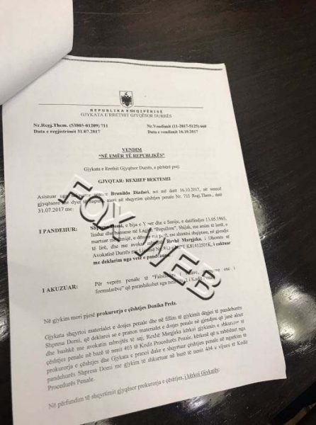 Kavajë/Sharkohet nga detyra nënkryetarja, deklarime të rreme në formularin e dekriminalizimit