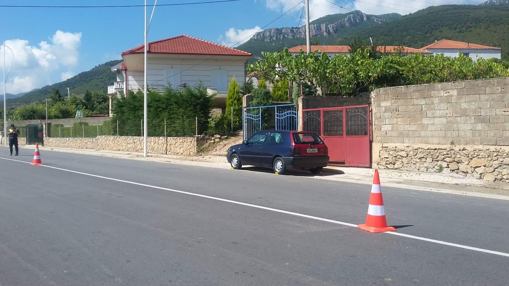 Foto nga aksidenti në Pogradec, vdes këmbësorja