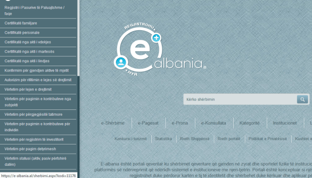 Tatimet, del lista me dokumentat që dorëzohen online