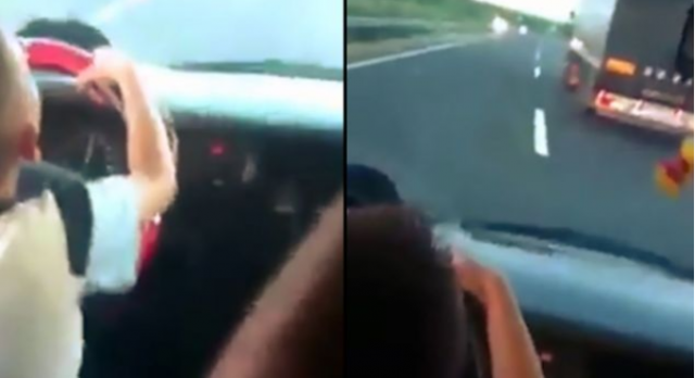 VIDEO/Çmenduri, 7-vjeçari i jep makinës me shpejtësi 120 km/h