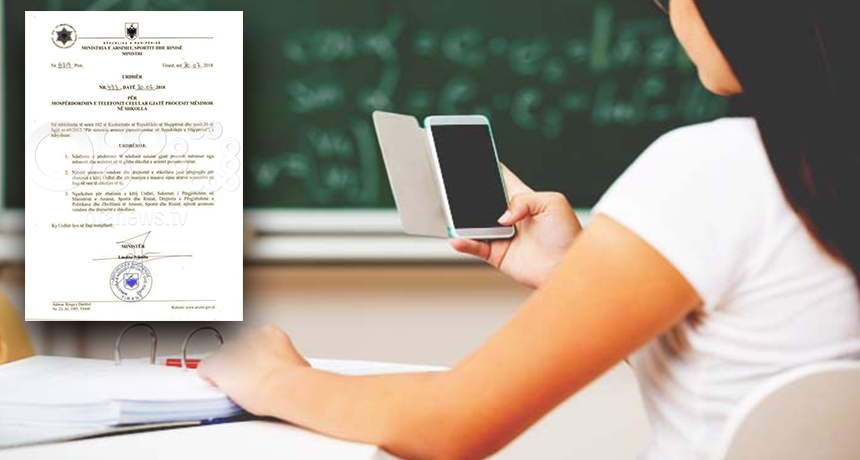 Nxënës dhe mësues, harrojeni telefonin në shkolla, del urdhëri